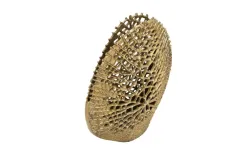 Art-Pol Wazon ażurowy złoty 45 cm 163311 Fashion