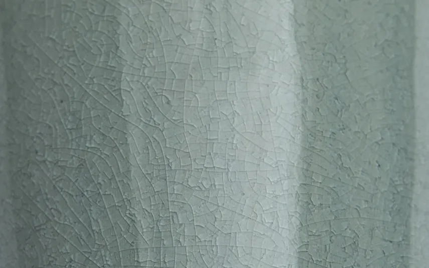 Art-Pol Wazon ceramiczny 25 cm biało-niebieski AP141812 Outlet