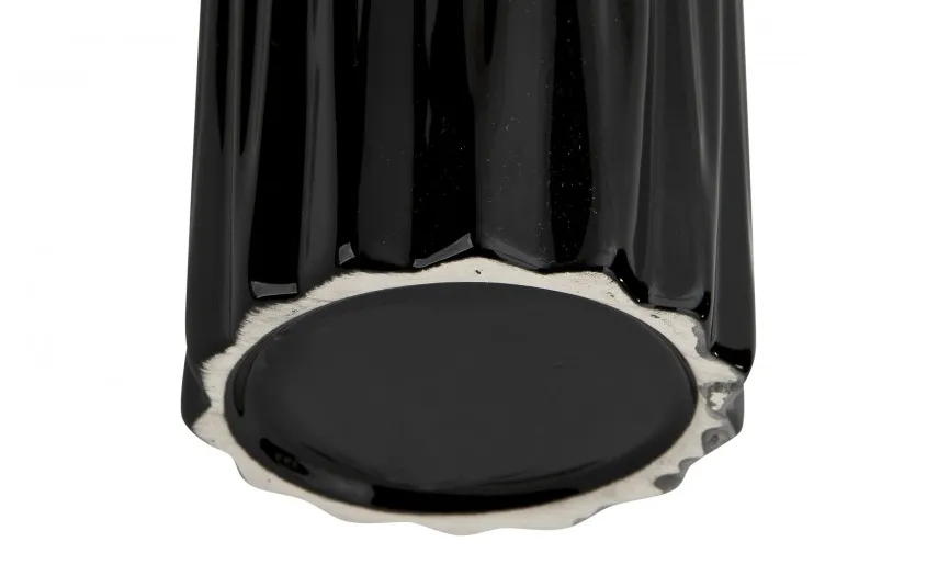 Ewax Wazon ceramiczny 32,5 cm czarno-złoty 2817 Clearance