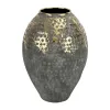 Dekor Pap Wazon ceramiczny 31,5 cm szaro-złoty TY0413 Hot