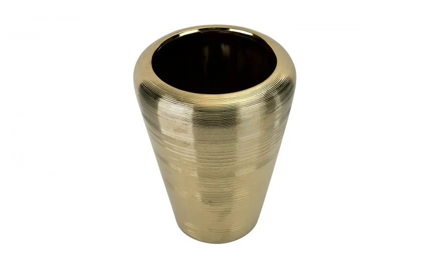 Armir Home Decorations Wazon ceramiczny 34 cm w kolorze złota 441565 Discount