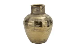 Art-Pol Wazon ceramiczny złoty 32 cm AP171400 Clearance