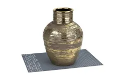 Art-Pol Wazon ceramiczny złoty 32 cm AP171400 Clearance