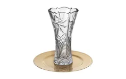 Bohemia Wazon kryształowy Pinwheel 30cm New