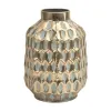Dekor Pap Wazon metalowy 32 cm złoty Outlet