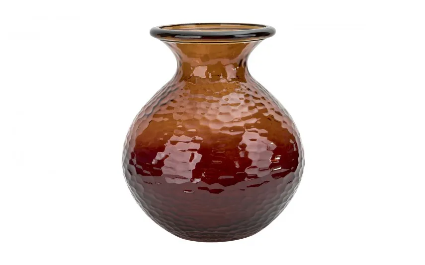 San Miguel Wazon szklany 33 cm brązowy Paradise recykling Best