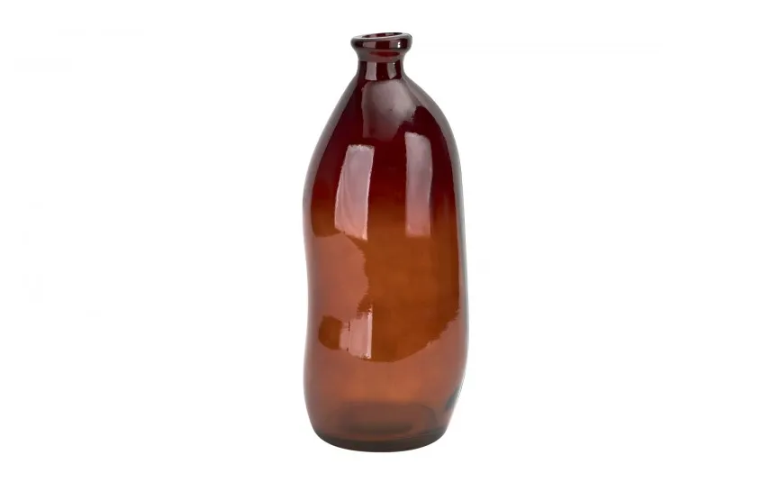 San Miguel Wazon szklany 35 cm brązowy Gradient Nature recykling Fashion