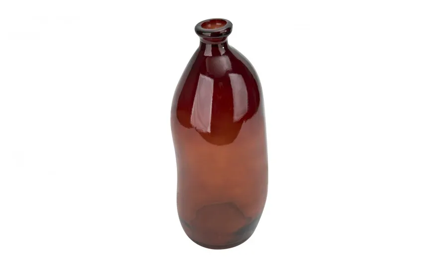 San Miguel Wazon szklany 35 cm brązowy Gradient Nature recykling Fashion