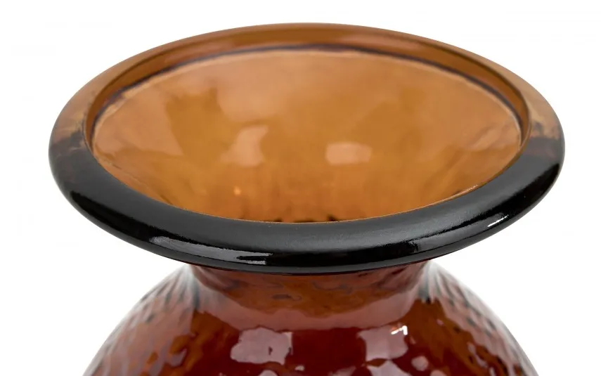 San Miguel Wazon szklany 24,5 cm brązowy 4828 Paradise recykling Online