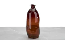 San Miguel Wazon szklany 35 cm brązowy Gradient Nature recykling Fashion