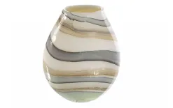 Sigma Glass Wazon szklany 20 cm 2341/C125 kolory Ziemi Clearance