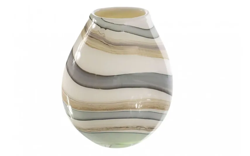 Sigma Glass Wazon szklany 20 cm 2341/C125 kolory Ziemi Clearance