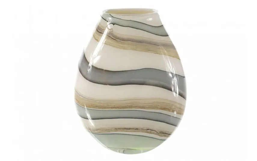 Sigma Glass Wazon szklany 20 cm 2341/C125 kolory Ziemi Clearance