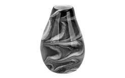Sigma Glass Wazon szklany 40 cm czarno-biały 2341/C275 Discount