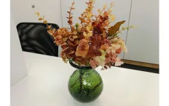 San Miguel Wazon szklany 18,5 cm Paradise zielony 4829C recykling Clearance