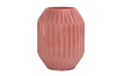 Art-Pol Wazon szklany 23 cm różowy AP163657 Discount