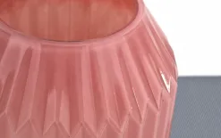Art-Pol Wazon szklany 23 cm różowy AP163657 Discount