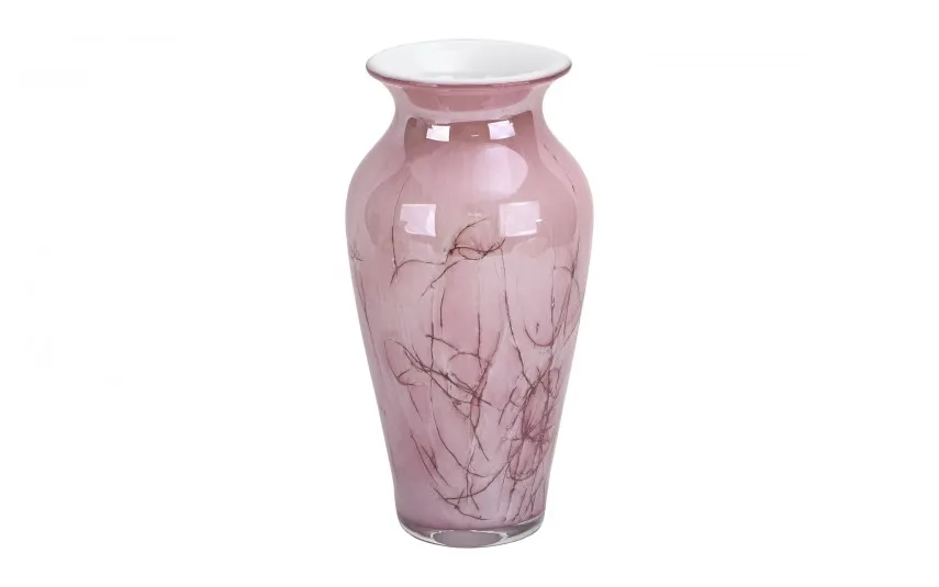 Sigma Glass Wazon szklany 27 cm różowy 2317/DB6 Sale