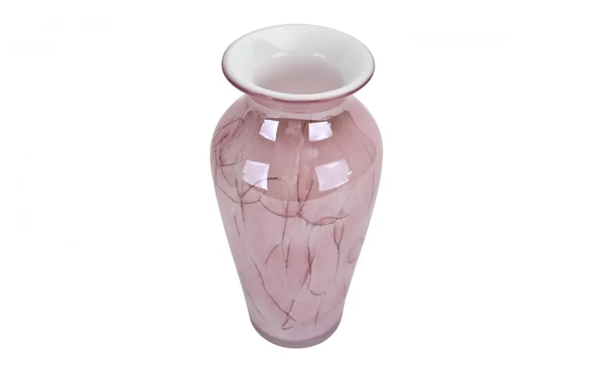 Sigma Glass Wazon szklany 27 cm różowy 2317/DB6 Sale