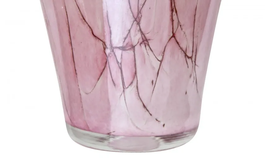 Sigma Glass Wazon szklany 27 cm różowy 2317/DB6 Sale