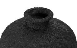 San Miguel Wazon szklany 23 cm Stoneware Czarny Outlet