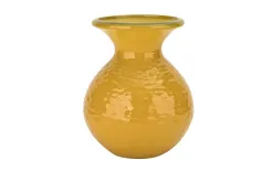 San Miguel Wazon szklany 24,5 cm żółty 4828 recykling Clearance