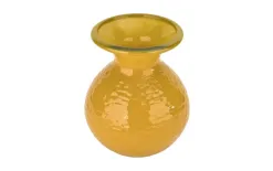 San Miguel Wazon szklany 24,5 cm żółty 4828 recykling Clearance