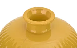 San Miguel Wazon szklany 23 cm żółty recykling Fashion
