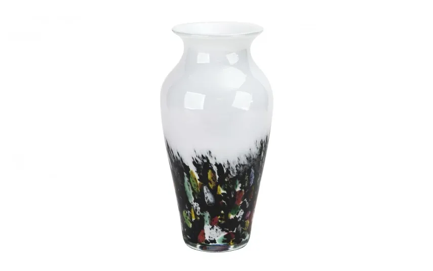 Sigma Glass Wazon szklany 27 cm wielobarwny 2317/C111 Outlet
