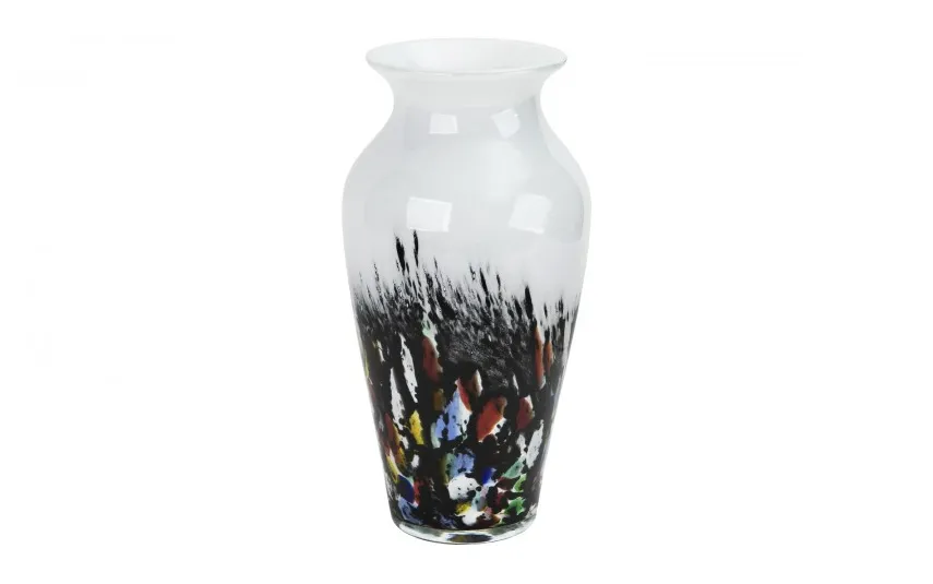 Sigma Glass Wazon szklany 27 cm wielobarwny 2317/C111 Outlet