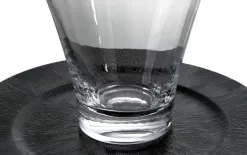 Krosno Wazon szklany 34 cm z efektem optyku Outlet
