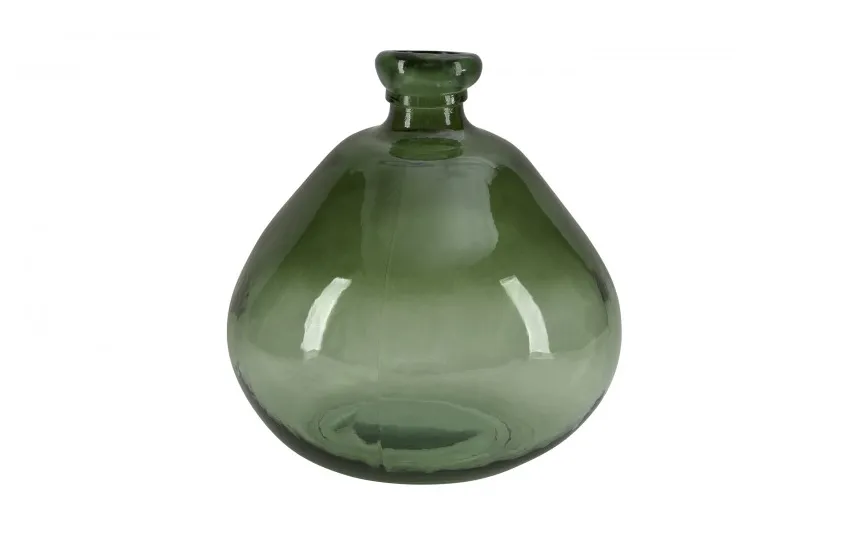 San Miguel Wazon szklany 33 cm zielony C463 Outlet