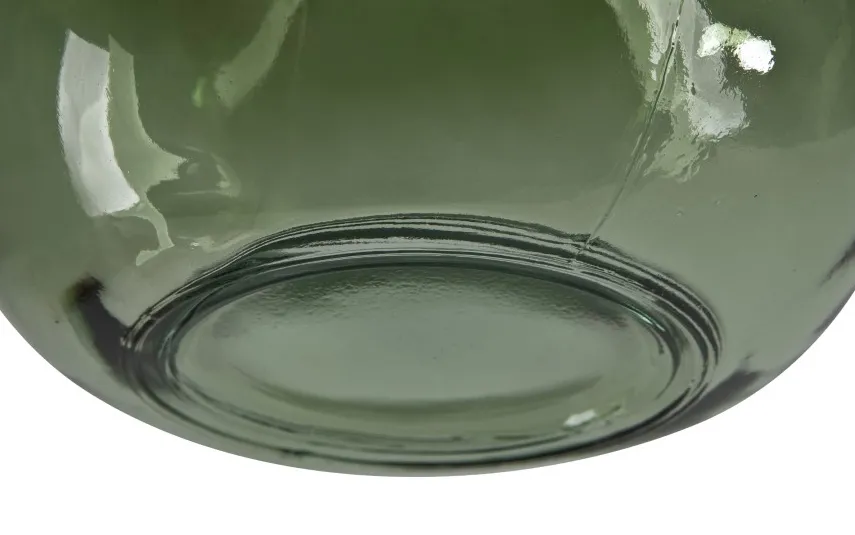 San Miguel Wazon szklany 35 cm zielony C463 New