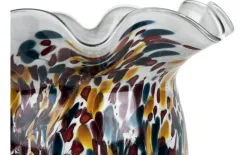 Witek Home Wazon szklany 37cm brokat Józefina Fashion