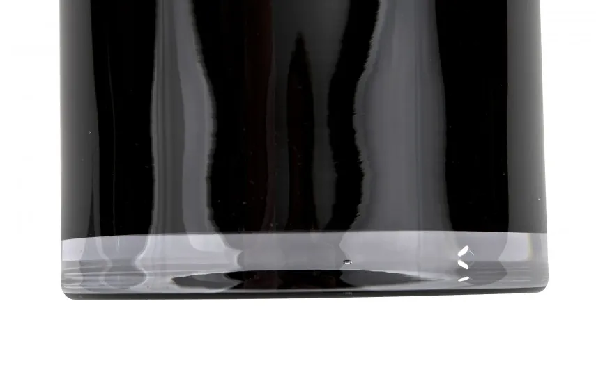 Sigma Glass Wazon szklany Cylinder 30 cm czarny New
