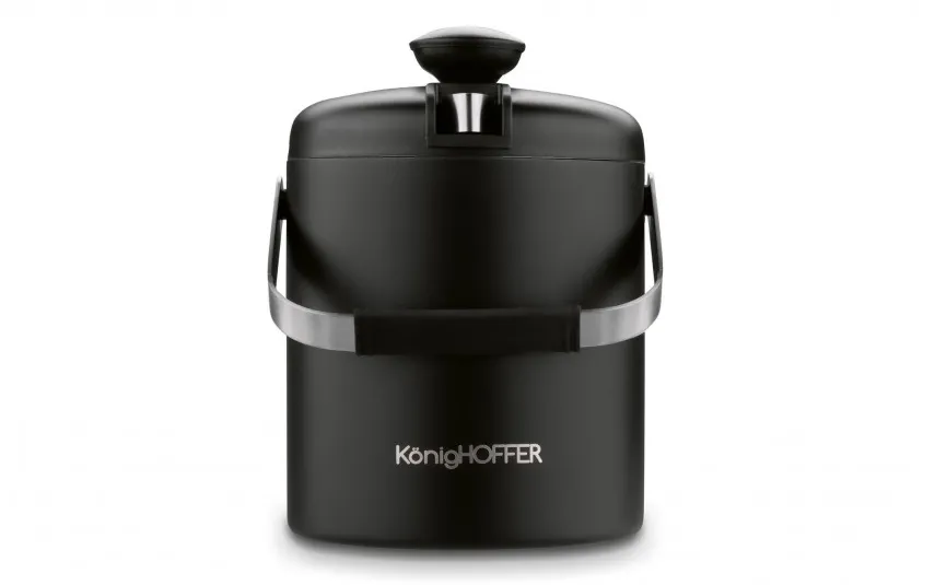 KonigHOFFER Wiaderko do lodu 1,3 L ze szczypcami Lugo czarny mat Sale