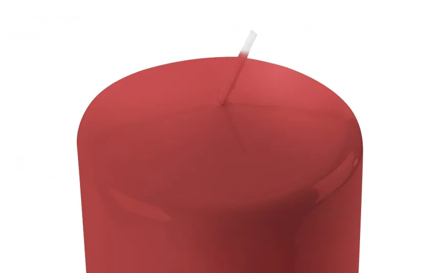 Witek Home Świeca klubowa czerwona wys.15 cm Sale
