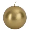 Świeca kula złoty metalik śr. 10cm Online