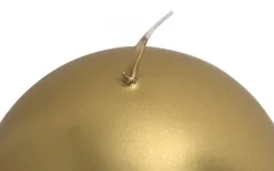 Świeca kula złoty metalik śr. 10cm Online