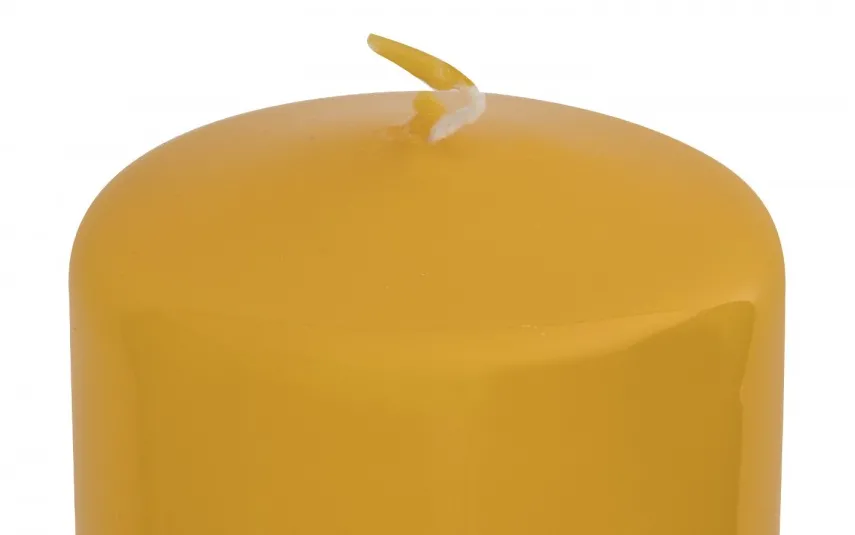 Inna Świeca pieńkowa żółta śr. 7cm Online