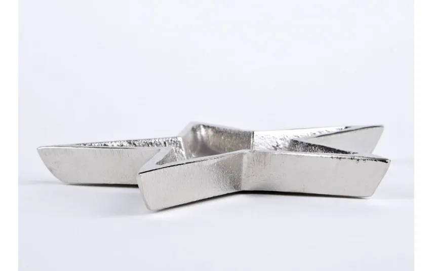 Witek Home Świecznik patera Gwiazda 18cm Clearance
