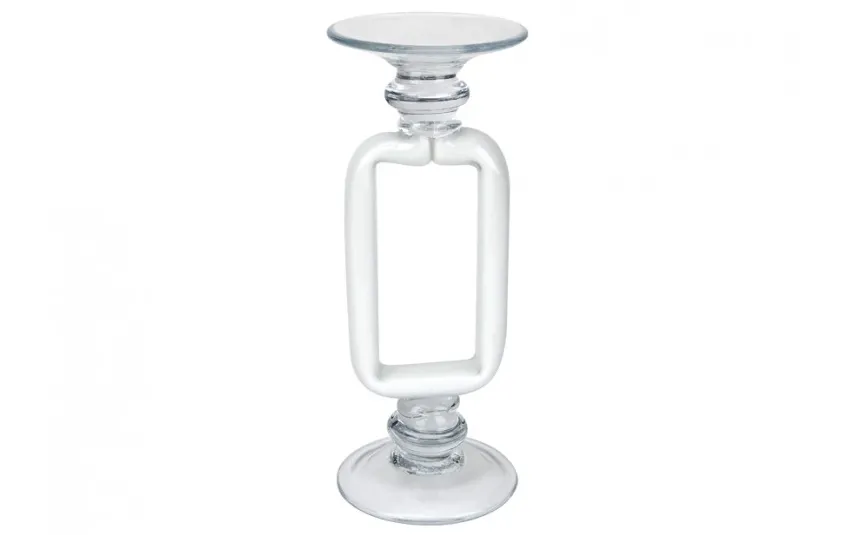 Witek Home Świecznik szklany 31cm Sale