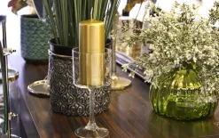 Sigma Glass Świecznik szklany wysoki głęboki 20 cm Sigm Glass Online