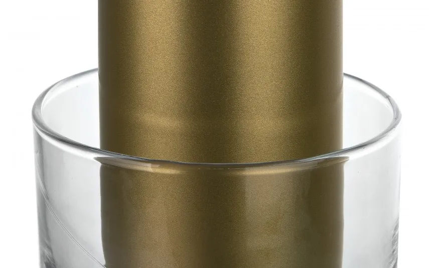 Sigma Glass Świecznik szklany wysoki głęboki 20 cm Sigm Glass Online