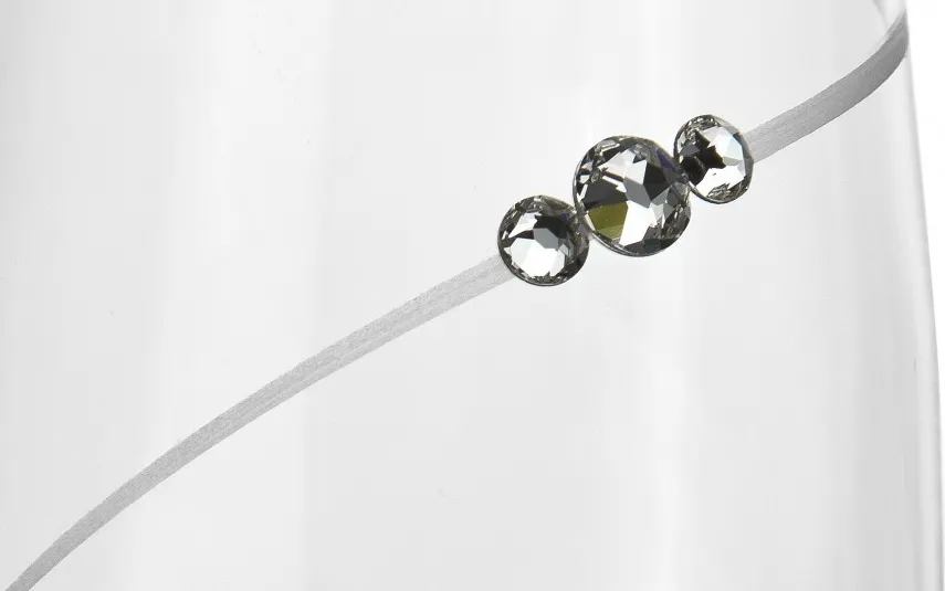Diamante 6x Kieliszki do czerwonego wina Silhouette Clearance