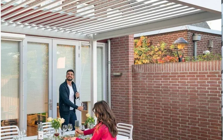 Umbroso Zadaszenie tarasowe PERARA 300x300cm białe Outlet