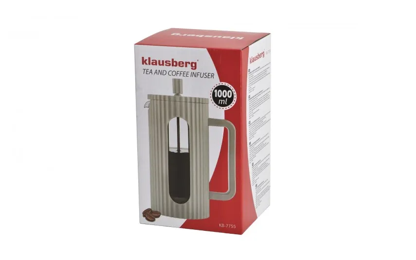 Klausberg Zaparzacz do kawy i herbaty 1 L oliwkowy KB7755 Best