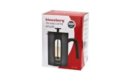 Klausberg Zaparzacz tłokowy 0,8 L czarny KB-7678 Sale