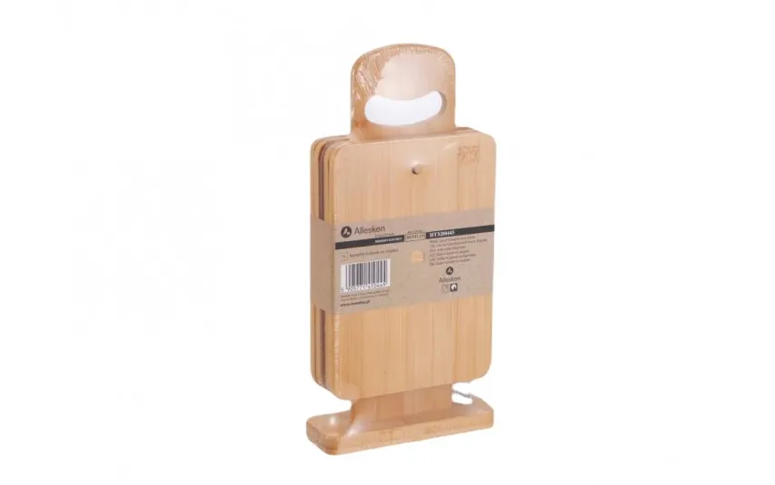 Mondex Zestaw 4 desek do krojenia na stojaku Modern Kitchen New
