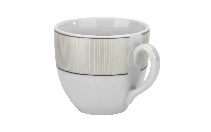 Karolina Zestaw 6 filiżanek 150 ml + spodki Dakota New Fashion